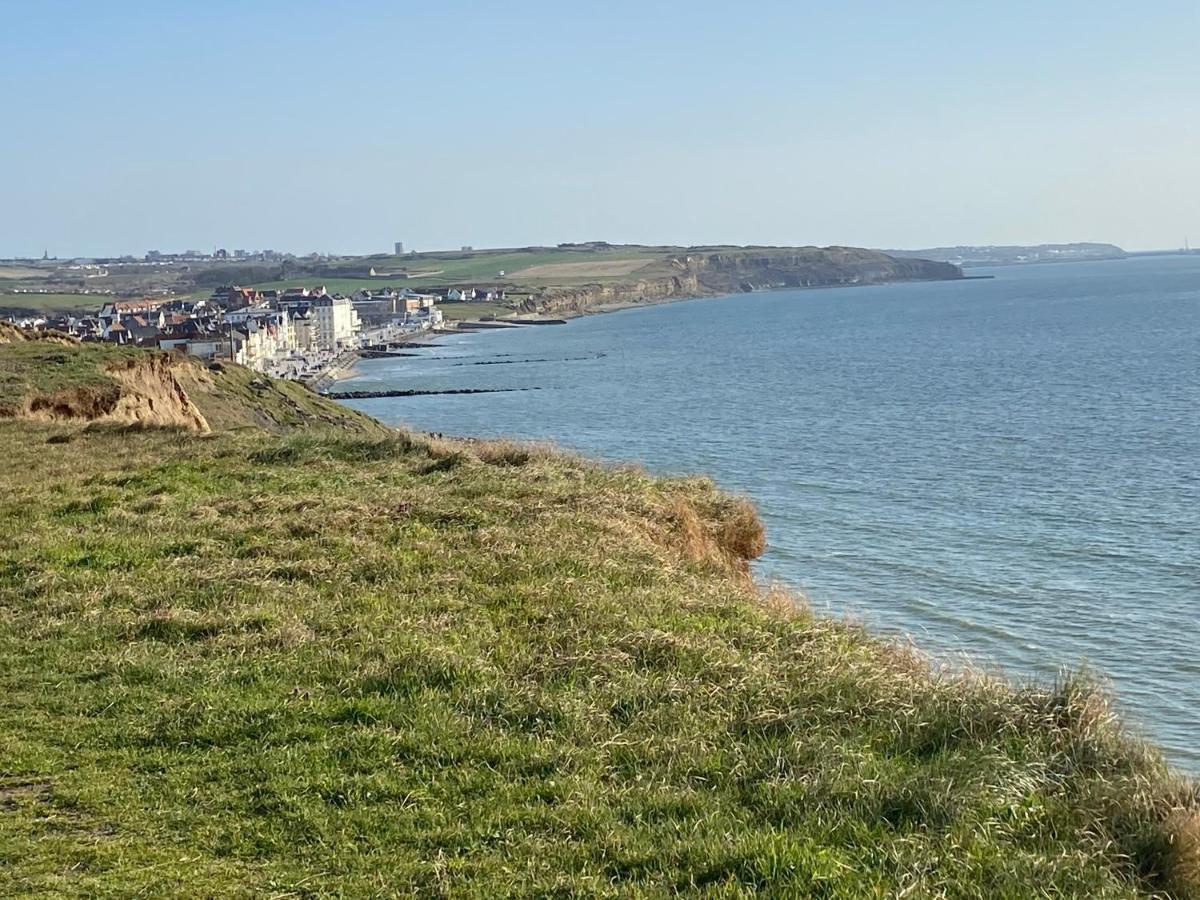 La mer vue d'en haut , duplex à la naturelle sur la côte d'opale Wimereux Extérieur photo