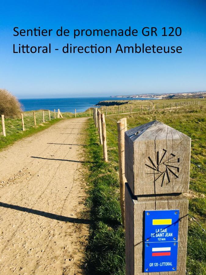 La mer vue d'en haut , duplex à la naturelle sur la côte d'opale Wimereux Extérieur photo