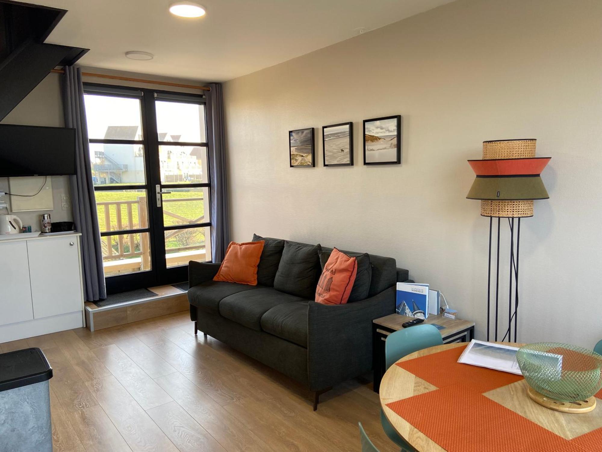 La mer vue d'en haut , duplex à la naturelle sur la côte d'opale Wimereux Extérieur photo