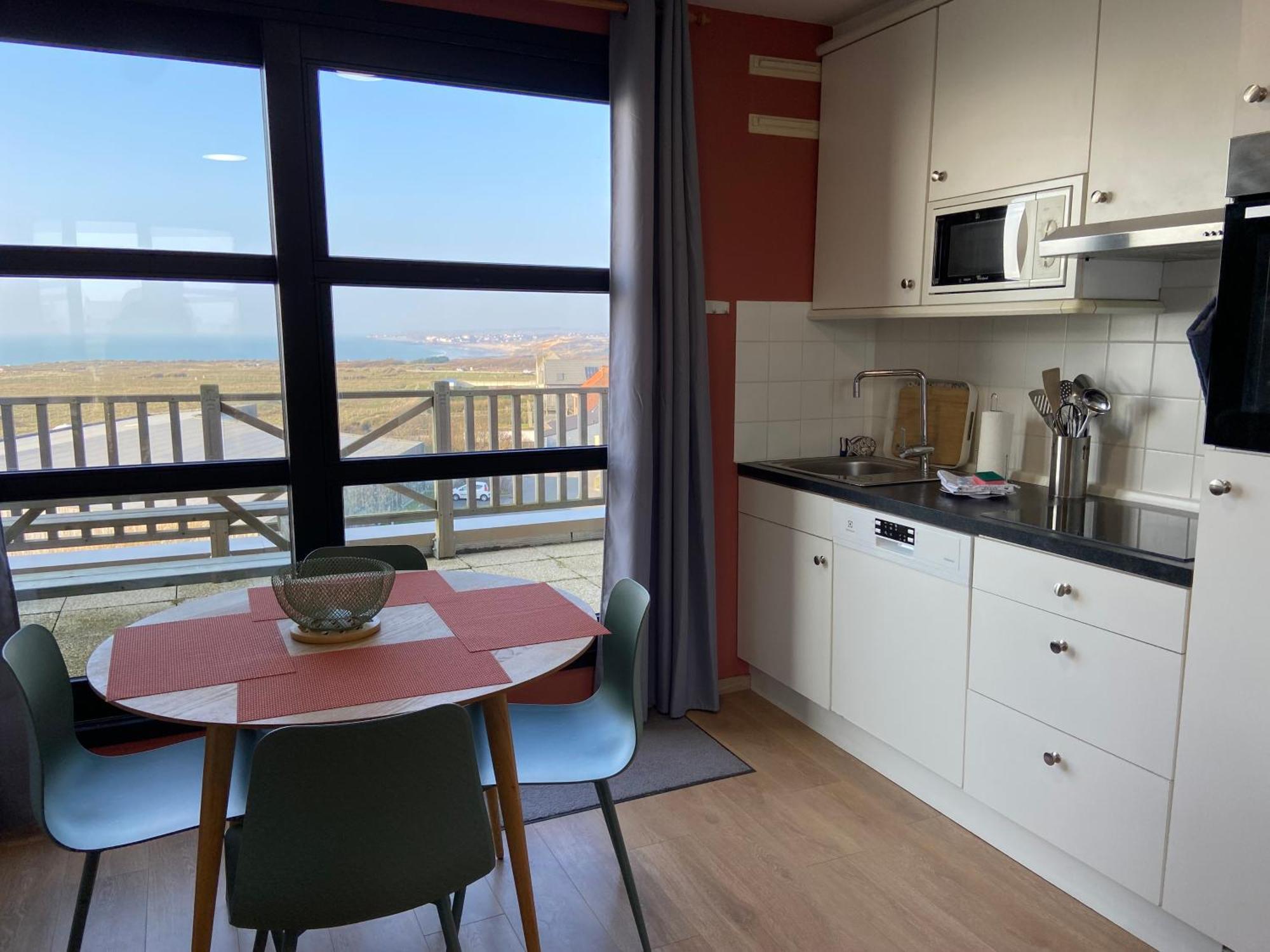 La mer vue d'en haut , duplex à la naturelle sur la côte d'opale Wimereux Extérieur photo