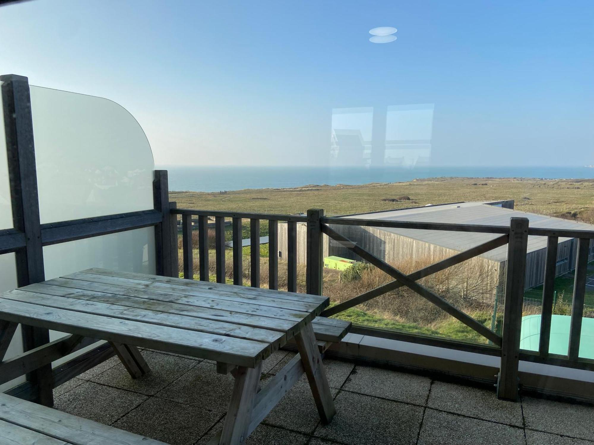 La mer vue d'en haut , duplex à la naturelle sur la côte d'opale Wimereux Extérieur photo